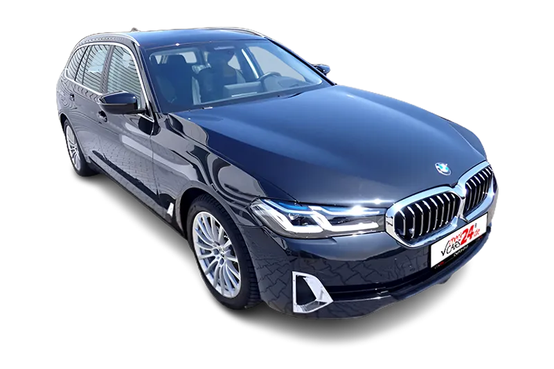 BMW 520d Touring Luxury Line Mild-Hybrid | Schwarz Metallic | Head-Up Display, Kamera, PDC, Live Cockpit Pro, Klima, ACC, Panoramadach