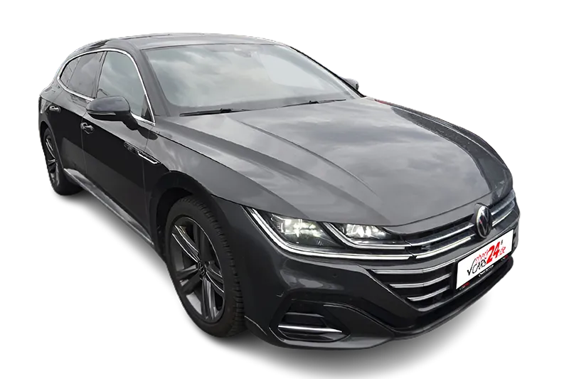 VW Arteon Shooting Brake R-Line | Grau Metallic | Head-Up Display, Navi, PDC v+h, Kamera, Kurvenlicht, Klima, Panoramadach