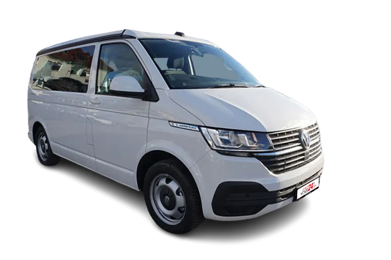 VW T6.1 California bei CheckCars24 ✓ Miniküche ✓ PDC ✓ SHZ ✓ LED ✓ Tempomat ✓ Dachbett ✓ 