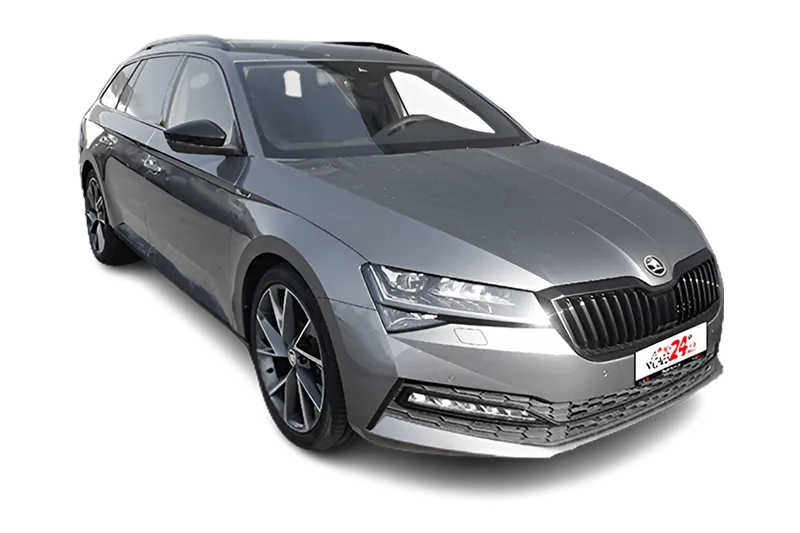 Škoda Superb Combi Sportline | Grau Metallic | Virtual Cockpit, Klima, PDC, Bolero Sound, ACC, Keyless-Go, Kurvenlicht