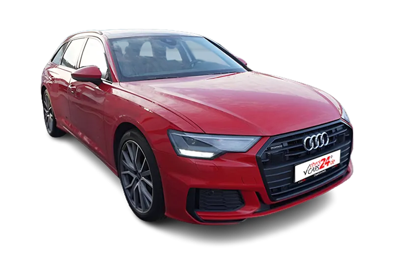 Audi A6 Avant S Line Quattro Mild-Hybrid | Rot Metallic | Audi Sound, PDC v+h, Panoramadach, Drive Select, Radio plus, Massagesitz