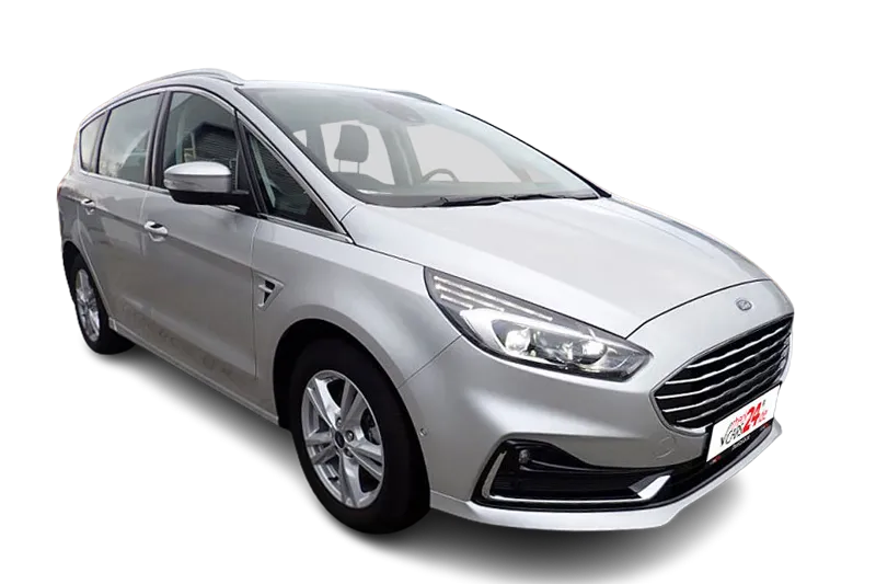 Ford S-Max Titanium | Silber Metallic | ACC, Kamera, PDC v+h, Schaltwippen, Kurvenlicht, SHZ, Keyless-Go