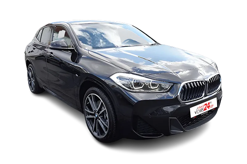 BMW X2 M Sport XDrive, | Schwarz Metallic Metallic |, El. Heckklappe, Panoramadach, Kamera, PDC v+h, ACC, SHZ, Kamera