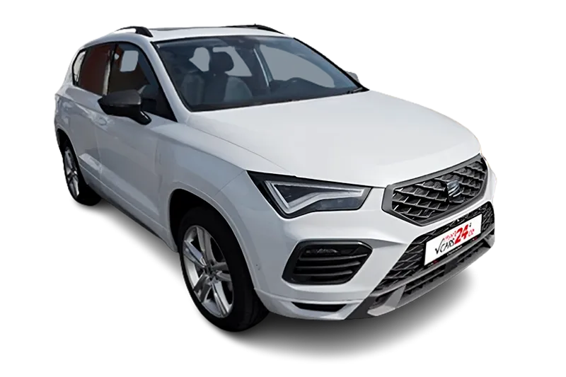 Seat Ateca  FR  , |Weiß Metallic |, Keyless Go, LED, Navi, Panoramadach, Kamera, SHZ, ACC, PDC v+h