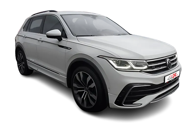 VW Tiguan R-Line 4Motion | Weiss | Sportfahrwerk, Kamera, PDC v+h, Harman/Kardon Sound, Navi, ACC, Keyless-Go