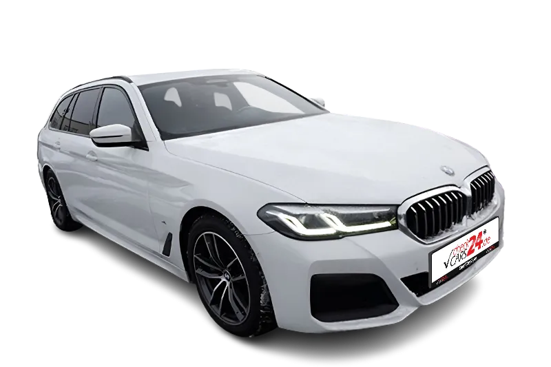 BMW 530d Touring M Sport XDrive Mild-Hybrid | Weiss | Panoramadach, Head-Up Display, Kamera, PDC v+h, Kurvenlicht, SHZ