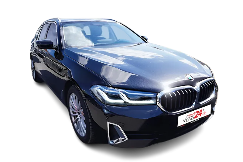 BMW 530d Touring Luxury Line Mild-Hybrid | Schwarz Metallic | Head-Up Display, Kamera, PDC v+h, Live Cockpit Pro, Klima, Panoramadach