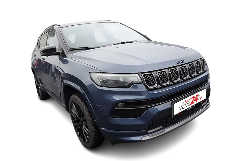 Jeep Compass S-Edition 4xe Plug-In-Hybrid, Panoramadach, 360° Kamera, PDC v+h, Alpine Sound, ACC, Keyless-Go