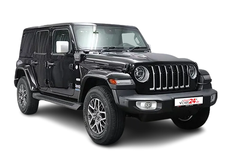 Jeep Wrangler Unlimited Sahara Plug-In Hybrid, Keyless-Go, App-Connect, Tempomat, Navi | Günstige Leasing & Finanzierungsangebote