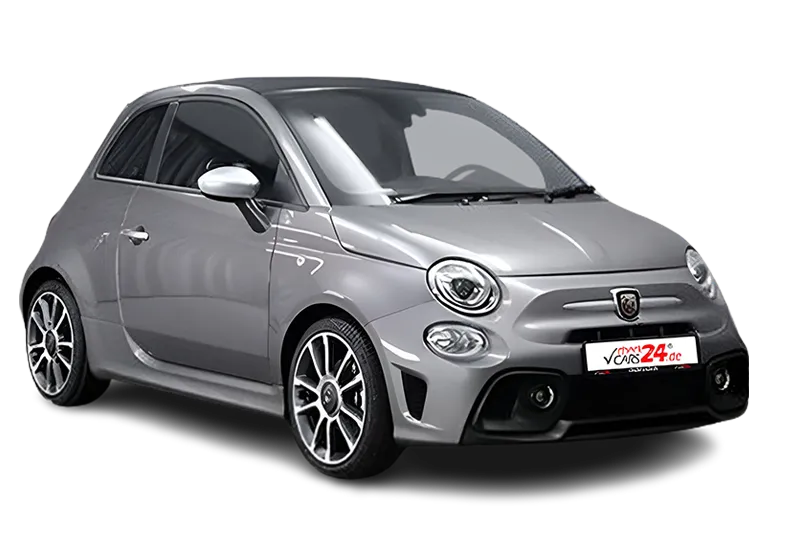 Abarth 595C Cabrio Turismo | Grau Metallic | LM 17 Zoll, App-Connect, Navi, Sportfahrwerk, PDC, SHZ, Uconnect