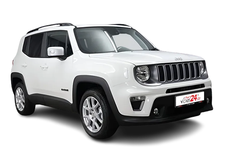 Jeep Renegade Limited | Weiss | Panoramadach, Kamera, PDC, Alpine Sound, Keyless-Go, Kurvenlicht