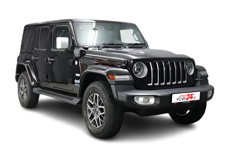 Jeep Wrangler Unlimited Sahara 4xe Plug-In-Hybrid | Schwarz | PDC v+h, Kamera, Kurvenlicht, Keyless-Go, LM 18 Zoll