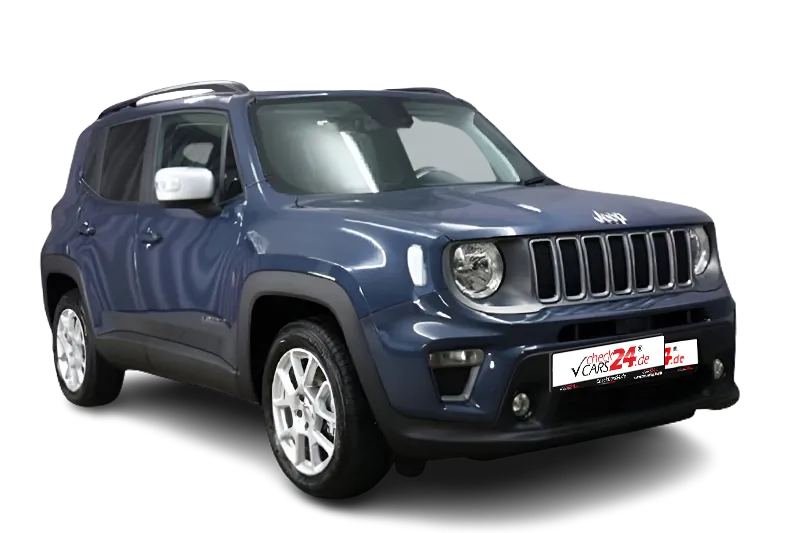 Jeep Renegade Limited | Blau | Panoramadach, Kamera, PDC, App-Connect, Keyless-Go, Kurvenlicht