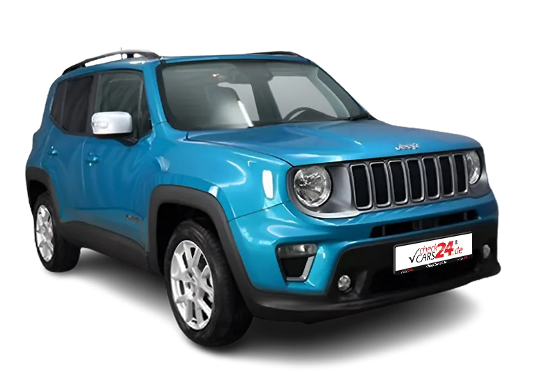 Jeep Renegade Limited | Blau Metallic | Panoramadach, Kamera, PDC, ACC, Keyless-Go, LM 17 Zoll, Uconnect