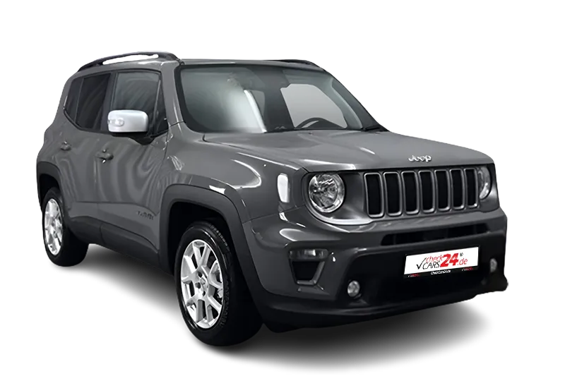 Jeep Renegade Limited | Grau | Panoramadach, Kamera, PDC, ACC, Keyless-Go, LM 17 Zoll, Uconnect