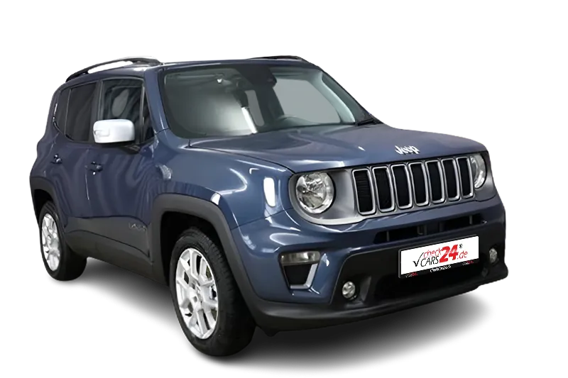 Jeep Renegade Limited | Blau | Panoramadach, Kamera, PDC, App-Connect, Klima, ACC, Keyless-Go