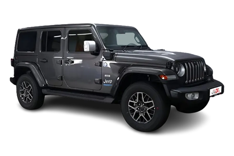 Jeep Wrangler Unlimited Sahara 4x4 Mild-Hybrid | Grau Metallic | PDC v+h, Kamera, Kurvenlicht, Keyless-Go, LM 18 Zoll