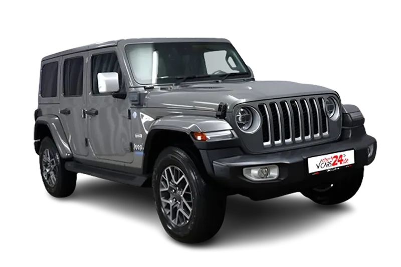 Jeep Wrangler Unlimited Sahara 4x4 Mild-Hybrid | Grau | PDC v+h, Kamera, Kurvenlicht, Keyless-Go, LM 18 Zoll