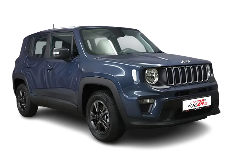 Jeep Renegade Longitude Mild-Hybrid | Blau | Start-Stopp System, App-Connect, Klima, Navi, Tempomat, Uconnect