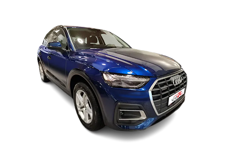 Audi Q5 Quattro | Blau Metallic | Drive Select, MMI Navi Plus, Virtual Cockpit Plus, Matrix-LED