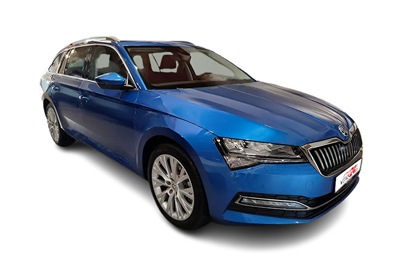 Škoda Superb Combi Style 4x4 | Blau Metallic | Virtual Cockpit, Škoda Navi, Kurvenlicht, Memorysitz, LM 18 Zoll