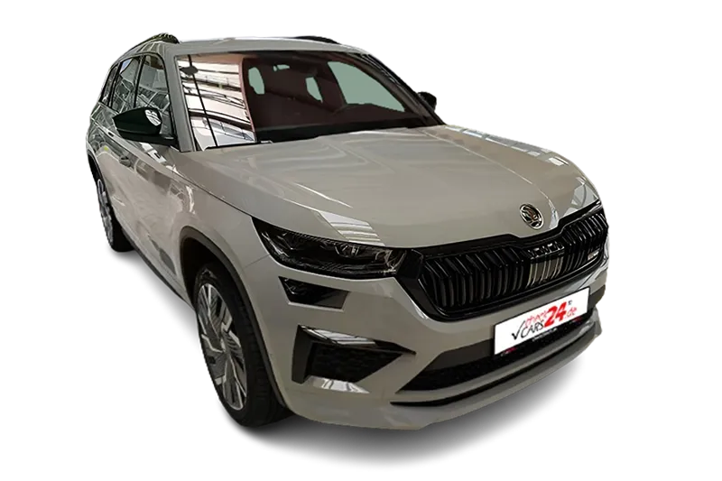 Skoda Kodiaq RS 2.0 TSI DSG 4x4, Facelift, 7-Sitzer, AHK, PDC, Virtual Cockpit, Heckklappe el., Rückfahrkamera