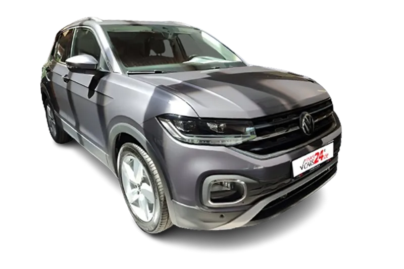 VW T-Cross Style, |Grau Metallic |, App-Connect, Schaltwippen, PDC v+h, Kamera, ACC, SHZ, Sportsitze