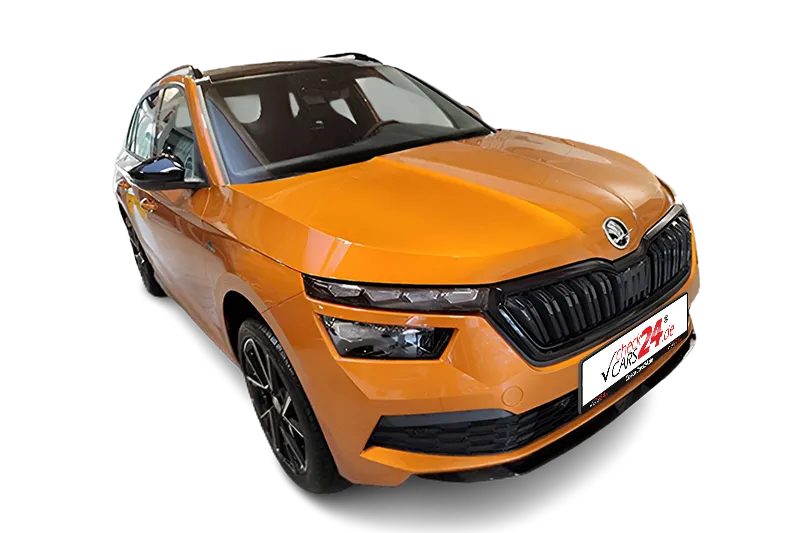 Škoda Kamiq Monte Carlo | Orange Metallic | Panoramadach, Škoda Navi, PDC v+h, Kamera, ACC, Virtual Cockpit