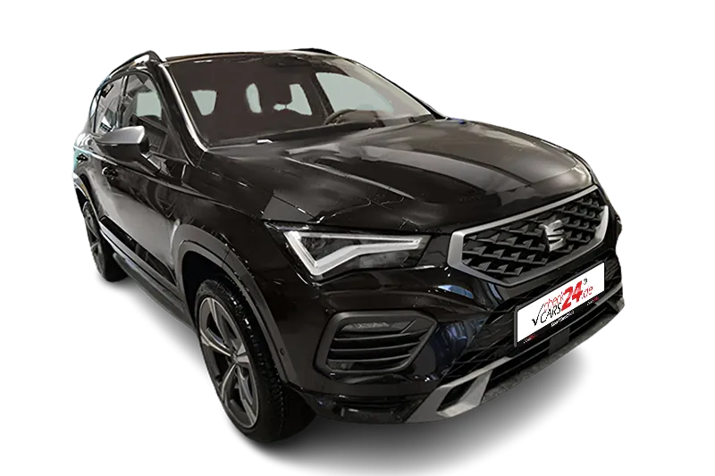 Seat Ateca FR | Schwarz Metallic | Seat Navi, Kamera, PDC, El. Heckklappe, Lenkradheizung, Keyless-Entry