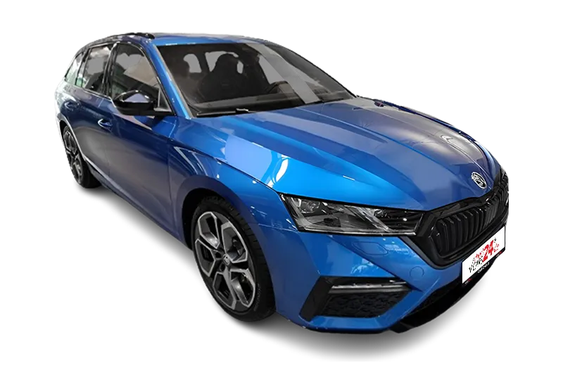 Škoda Octavia Combi RS | Blau Metallic | Virtual Cockpit, Kamera, PDC, Škoda Navi, El. Heckklappe, Lenkradheizung