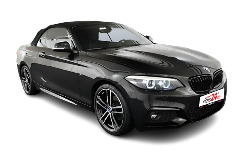 BMW 218d Cabrio M Sport, Navi, Kamera, SHZ, Bordcomputer, Tempomat, Sportsitze, LM 18 Zoll 