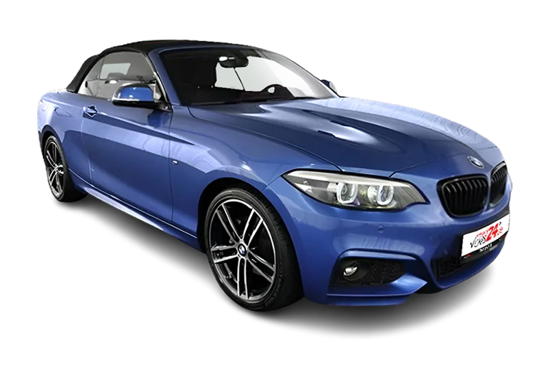 BMW 220i Cabrio M Sport, SHZ, PDC, Navi, Kamera, Sportsitze, Regensensor | Günstige Leasing & Finanzierungsangebote