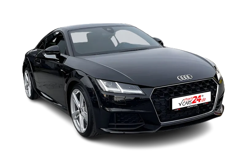 Audi TT Coupé | Schwarz Metallic | B&O Sound, Kamera, PDC v+h, App-Connect, Navi Plus, LM 19 Zoll