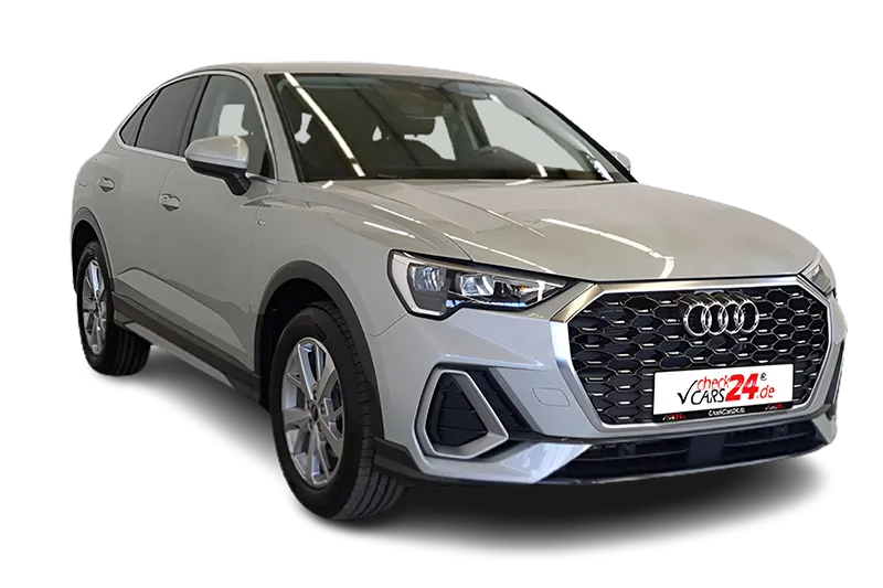 Audi Q3 Sportback S Line | Silber Metallic | Virtual Cockpit, App-Connect, Navi, Audi Sound, Sportfahrwerk