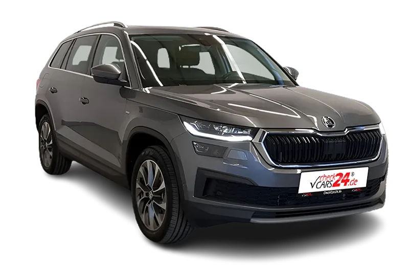 Škoda Kodiaq Clever 4x4 | Grau Metallic | Panoramadach, Kamera, PDC v+h, Navi, ACC, Lenkradheizung, LM 19 Zoll