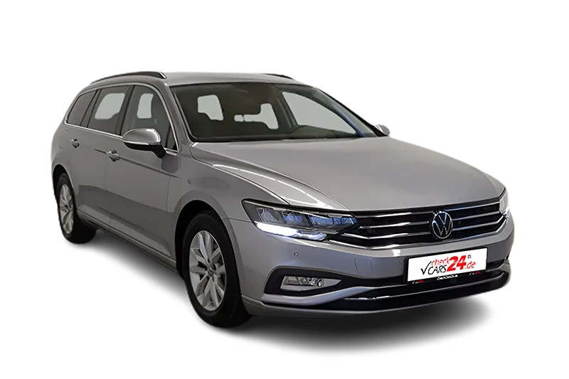 VW Passat Variant Business | Silber Metallic | Navi, App-Connect, PDC, Klima, Keyless-Go, Schaltwippen, Kurvenlicht, SHZ