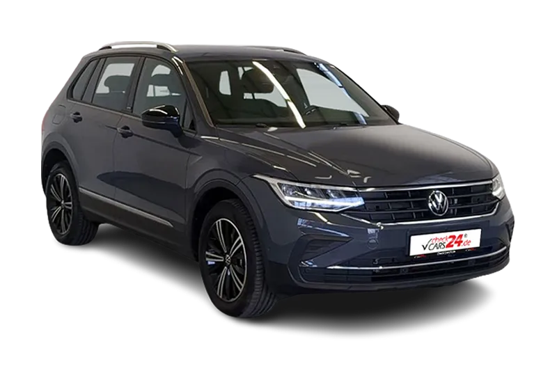 VW Tiguan Active Plug-in-Hybrid | Grau Metallic | Head-Up Display, Digital Cockpit, 360° Kamera, Lane Assist, App-Connect Assist, App-Connect