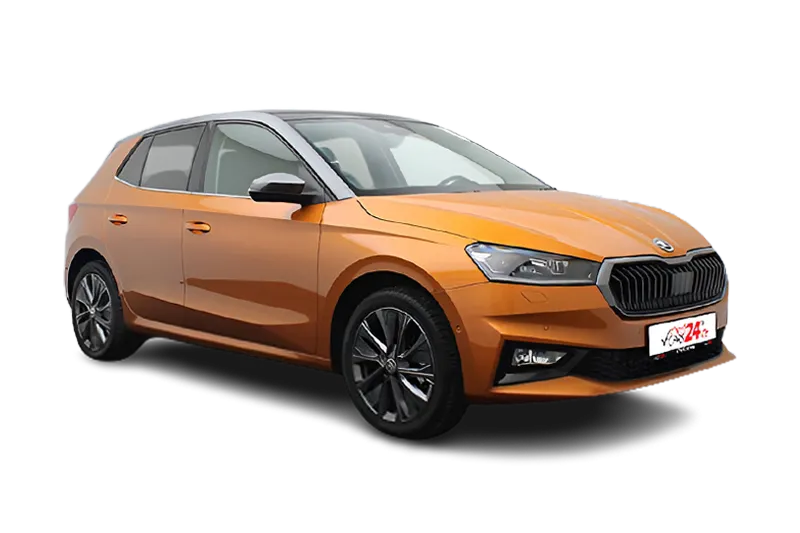 Škoda Fabia Style | Orange Metallic | Panoramadach, Škoda Navi, PDC v+h, Virtual Cockpit, Keyless-Go, LM 17 Zoll