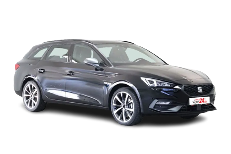 Seat Leon Sportstourer FR Mild-Hybrid | Schwarz Metallic | Seat Full Link, Kamera, PDC v+h, Klima, ACC, Beats Soundsystem