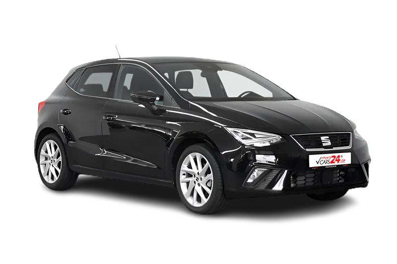 Seat Ibiza FR | Schwarz Metallic | Virtual Cockpit, PDC, Kamera, Lane Assist, Navi, Sportsitze, LM 17 Zoll