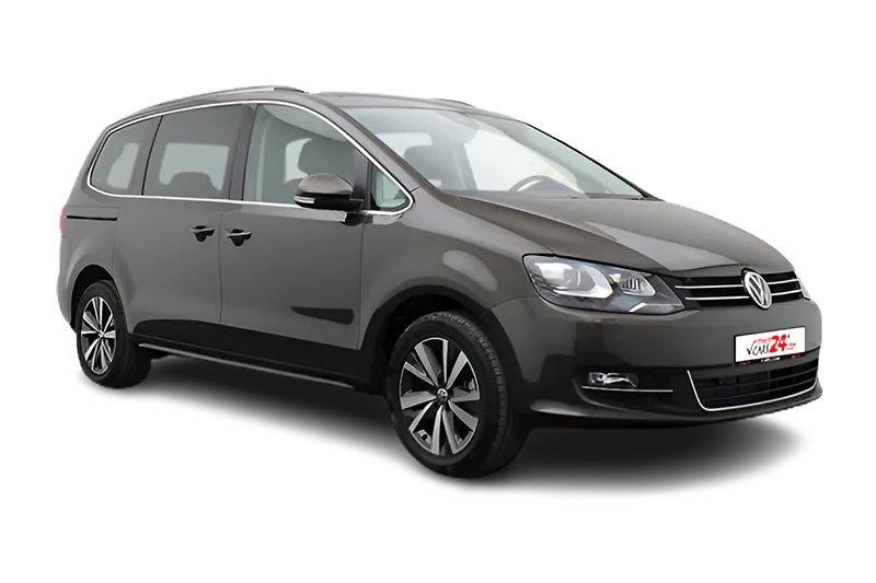 VW Sharan Highline | Schwarz Metallic | 7 Sitzer, Navi, El. Heckklappe, PDC, Kamera, ACC, Klima, Schaltwippen