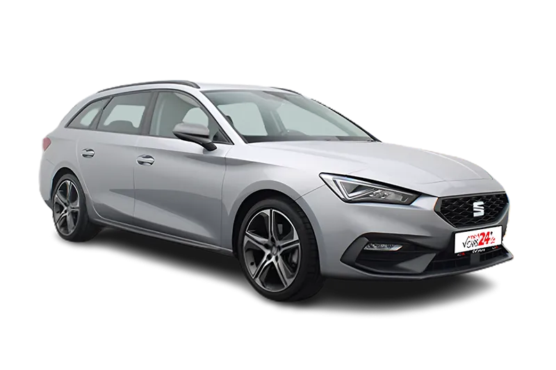 Seat Leon Sportstourer FR | Silber Metallic | Virtual Cockpit, PDC, Kamera, Klima, ACC, Beats Sound, Lenkradheizung