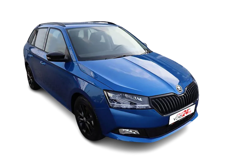 Škoda Fabia Combi | Blau Metallic | Sportfahrwerk, App-Connect, Einparkhilfe, Kurvenlicht, SmartLink, Tempomat