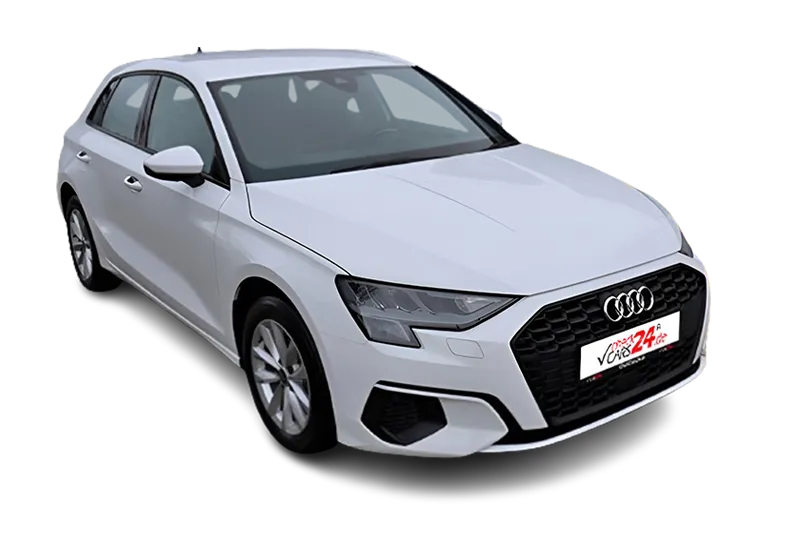 Audi A3 Sportback | Weiss | App-Connect, Klima, Virtual Cockpit, Einparkhilfe, SHZ, Tempomat