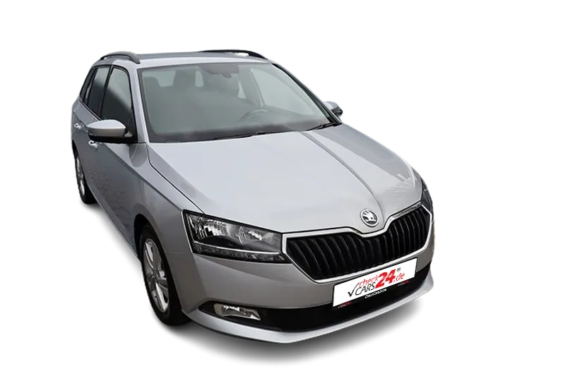 Škoda Fabia Combi Ambition | Silber Metallic | Sportfahrwerk, App-Connect, Regensensor, Einparkhilfe, SHZ, Tempomat