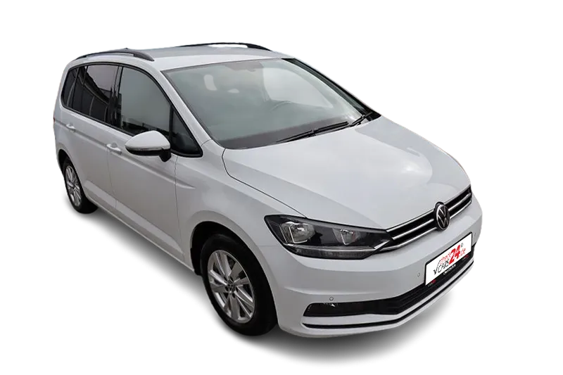 VW Touran Comfortline | Weiss | PDC v+h, Kamera, El. Heckklappe, App-Connect, Klima, ACC, Navi, Keyless-Go