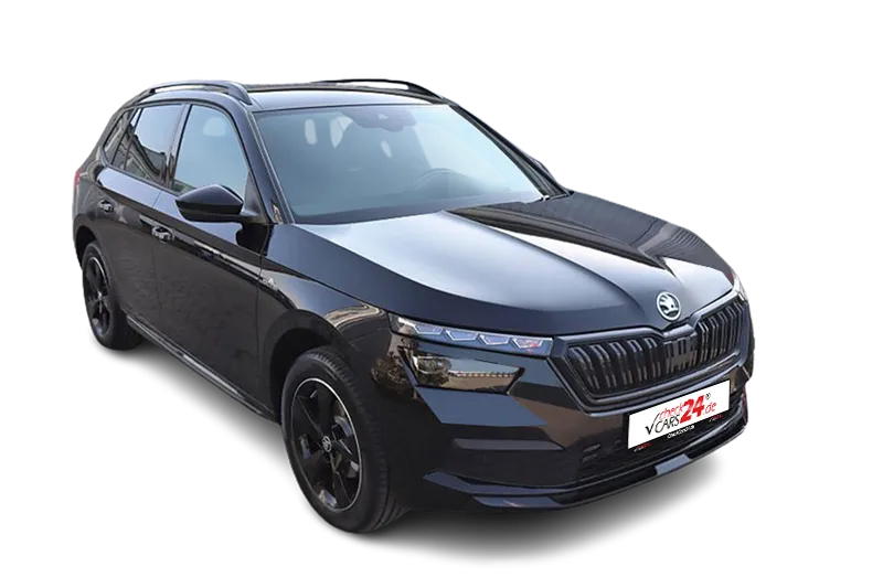 Škoda Kamiq Monte Carlo | Schwarz Metallic | Panoramadach, Škoda Navi, PDC v+h, Kamera, ACC, El. Heckklappe, Keyless-Go