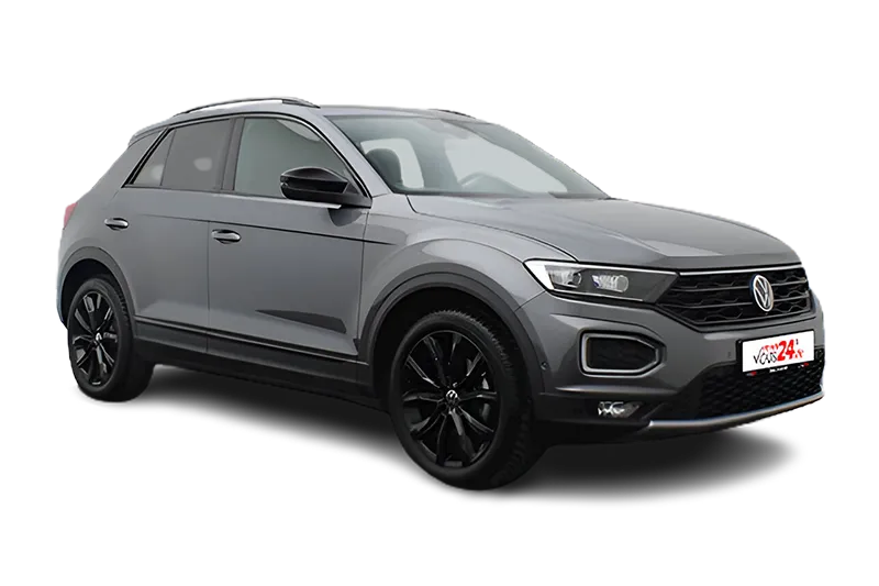 VW T-Roc Black Style | Grau | ACC, Kamera, PDC, Navi, Klima, El. Heckklappe, Sportsitze, LM 18 Zoll