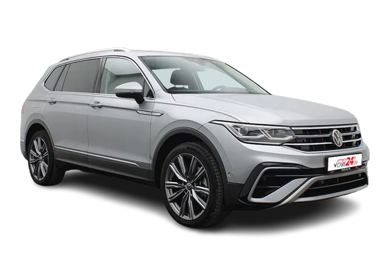 VW Tiguan Allspace Elegance 4Motion | Silber | Panoramadach, Kamera, PDC v+h, Navi, Sportfahrwerk, LM 20 Zoll