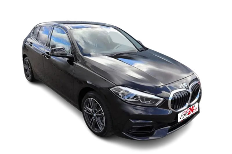 BMW 116i Sport | Schwarz | Keyless-Go, PDC v+h, Klima, Navi, Regensensor, Sportsitze